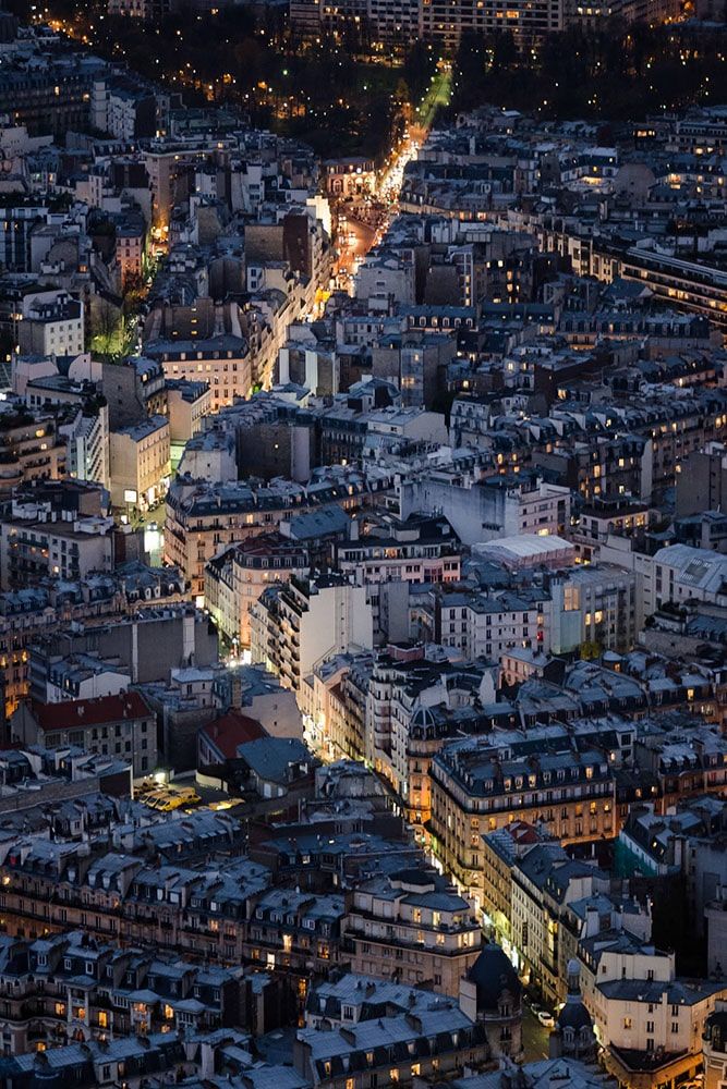 عکاسی معماری شهر از نمای بالا